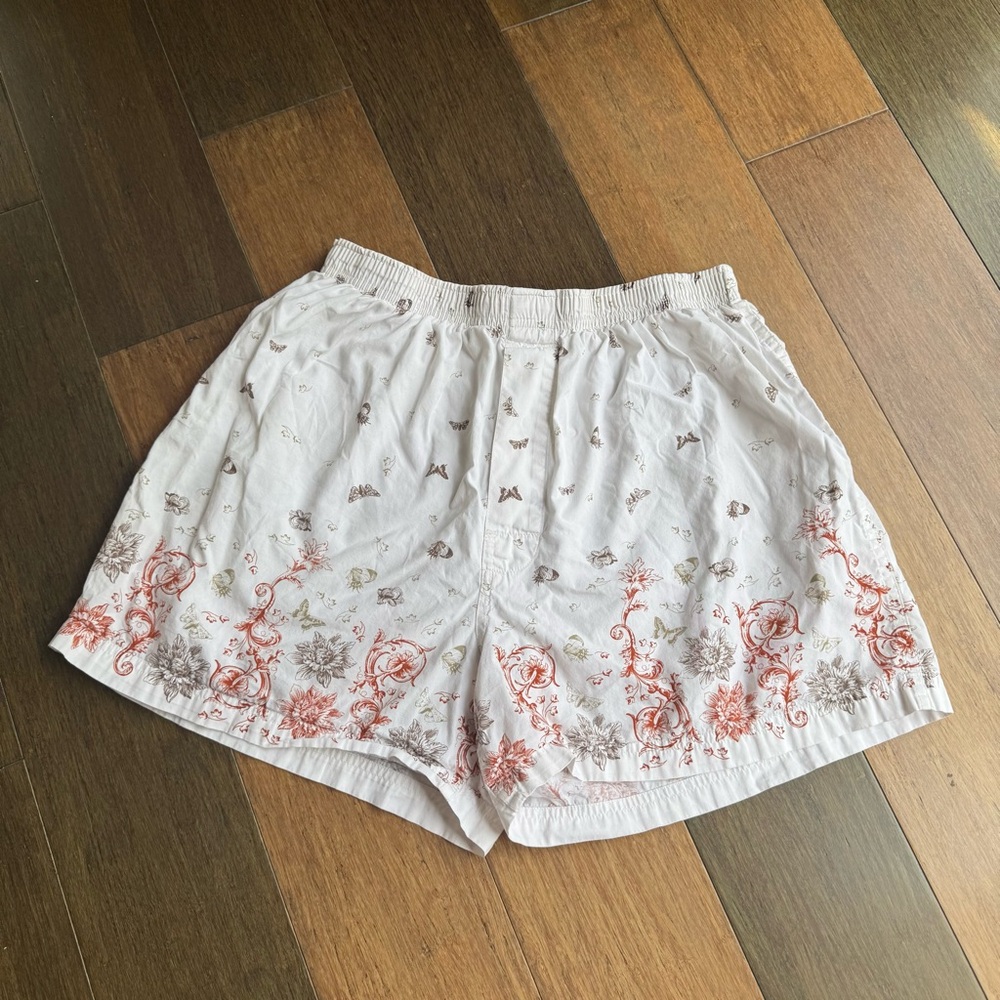Floral Butterfly Highrise Brief Shorts
